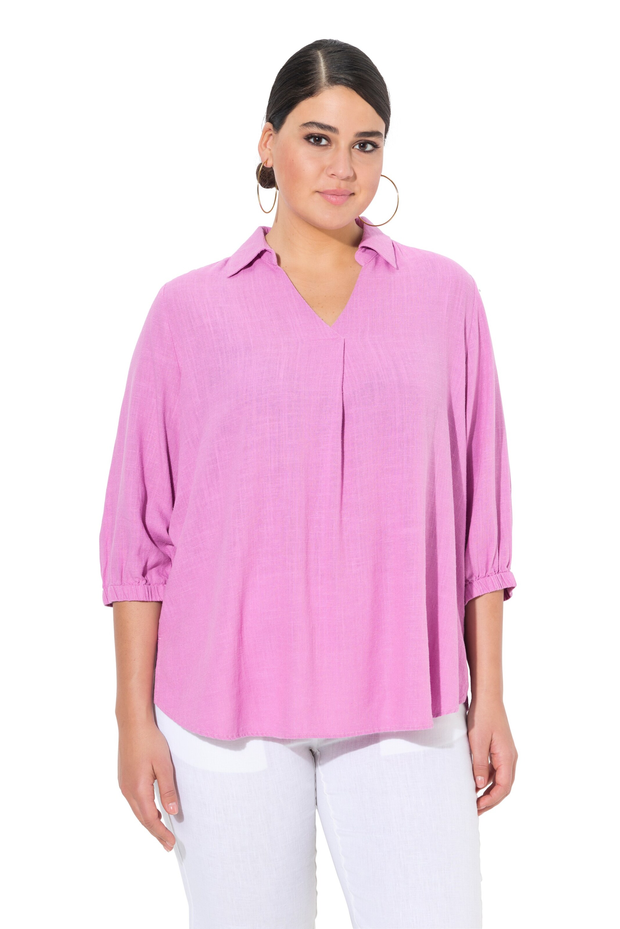 Ulla Popken Tunic in Pink: front