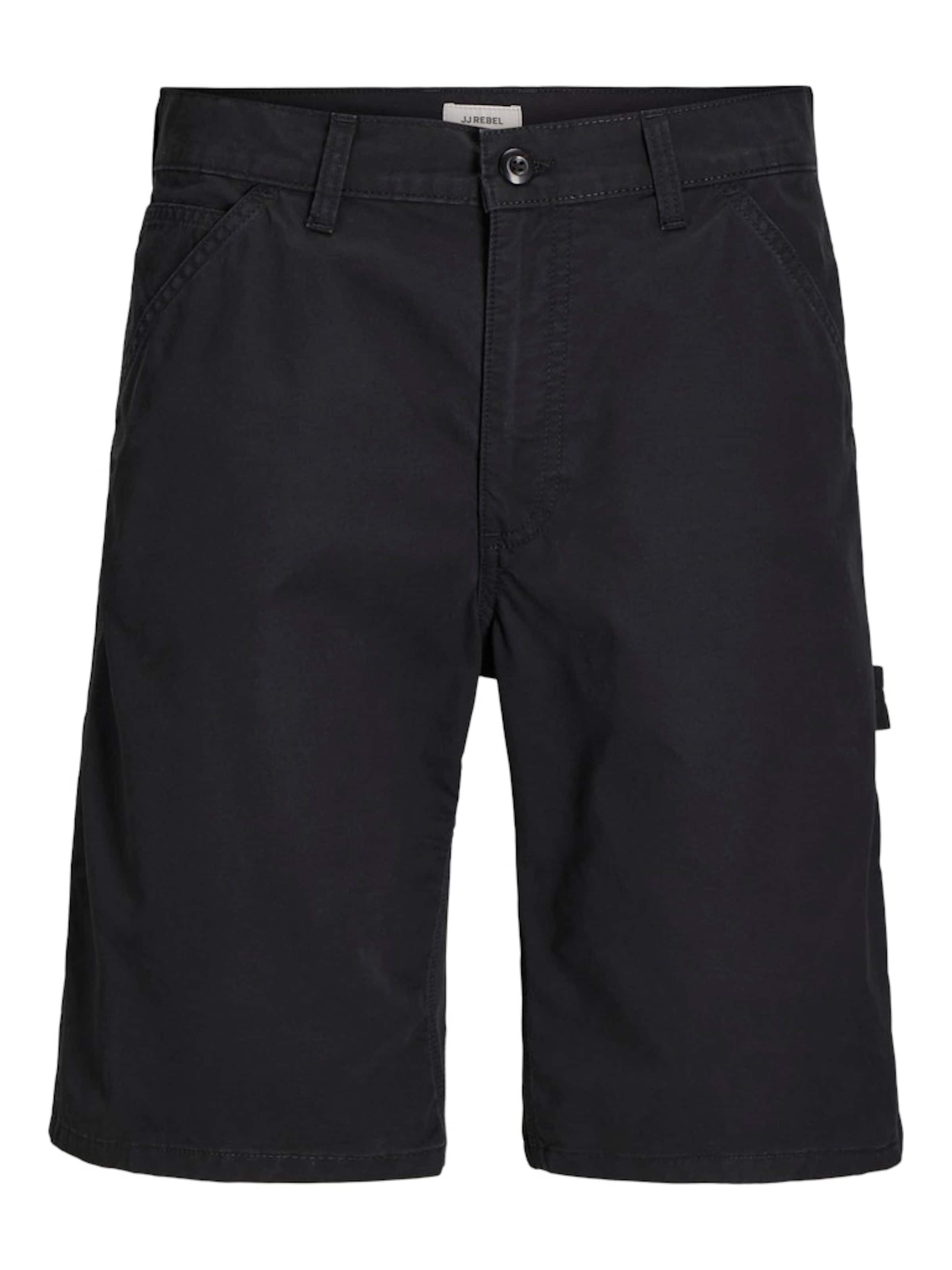 JJ Rebel Štandardný strih Kapsáče 'JREBCARLOS' - Čierna: predná strana