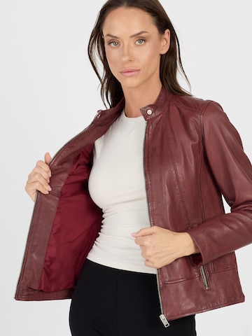 JCC Lederjacke in Rot