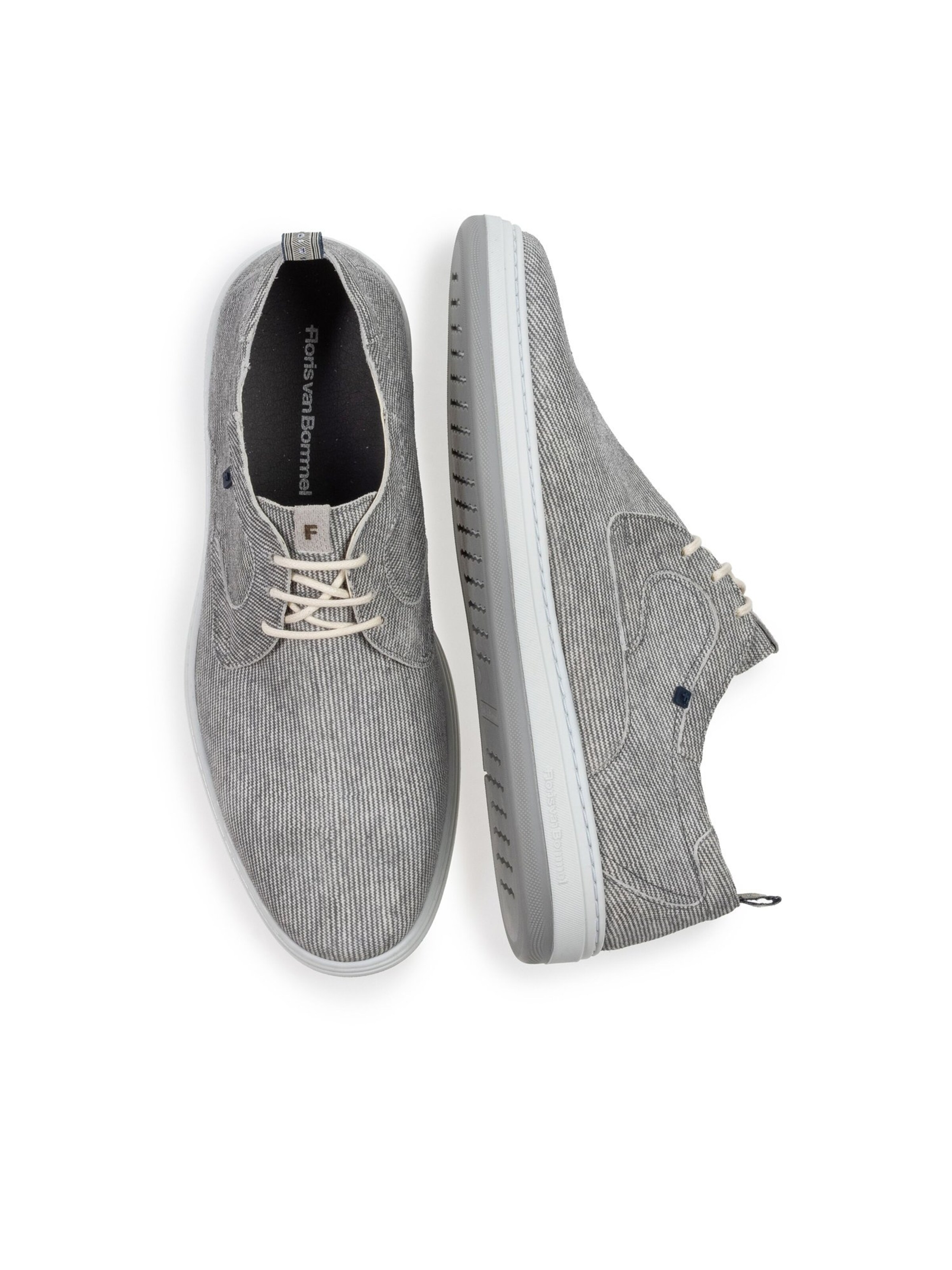 Chaussure à lacets 'De Dijker 03' Floris van Bommel en gris