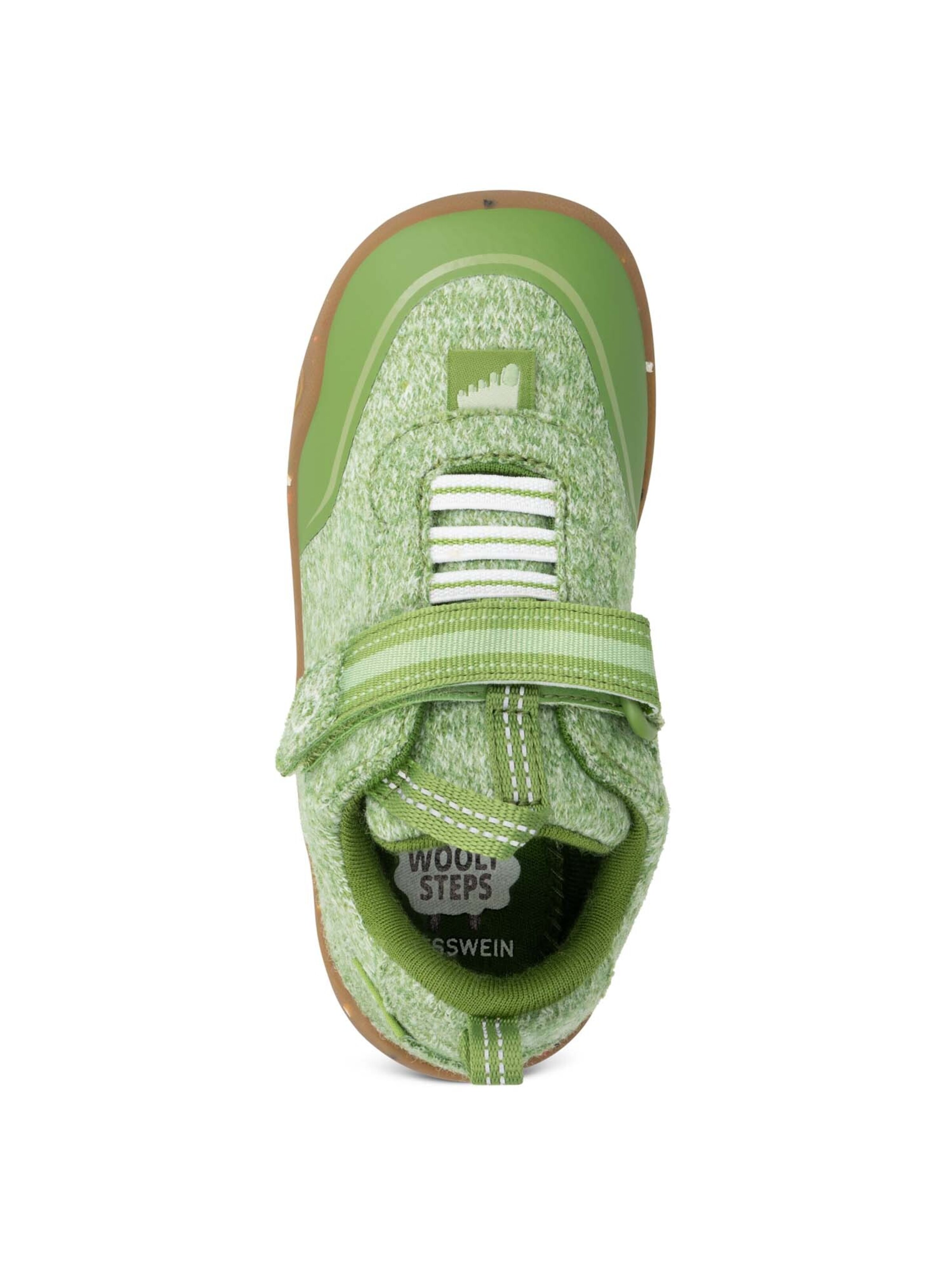 GIESSWEIN First-Step Shoes 'Wooly Steps' in Green