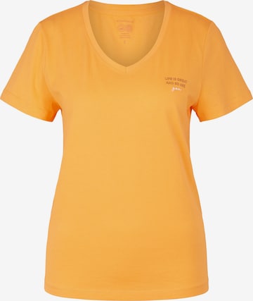 TOM TAILOR Shirt in Orange: front