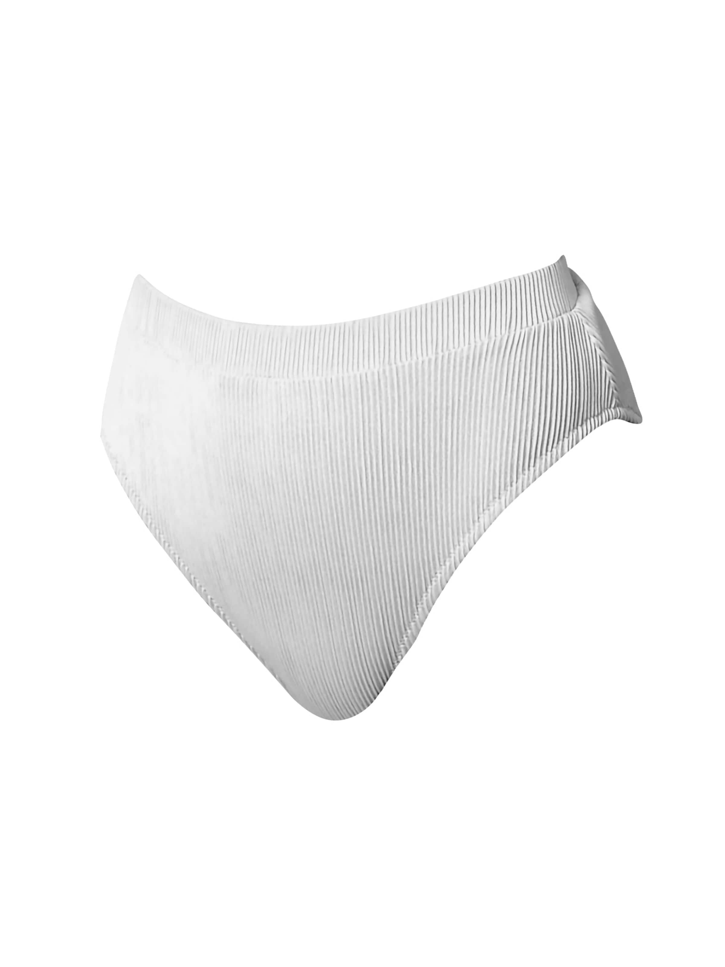 Slip bikini 'VICTORIA' di La Michaux in bianco: frontale