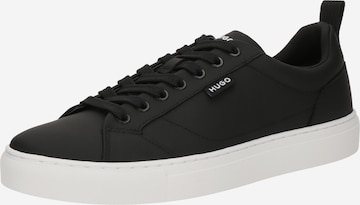 HUGONiske tenisice 'Morrie' - crna boja: prednji dio
