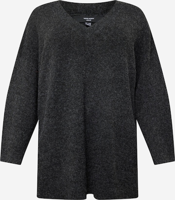 Pullover 'DOFFY' di Vero Moda Curve in nero: frontale