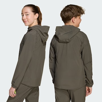 Veste de sport 'Real Madrid Tiro 25 Competition Vis Tech Travel' ADIDAS PERFORMANCE en gris