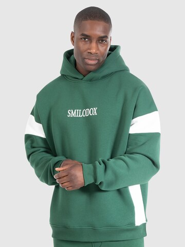 Smilodox Sweatshirt 'Jayden' in Grün: predná strana