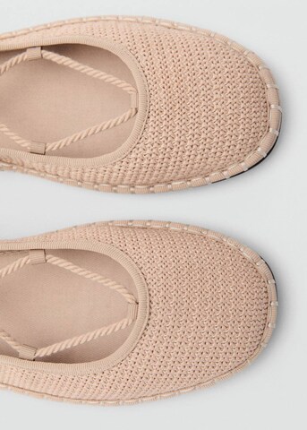 MANGO TEEN Ballerina 'Geryr' in Beige