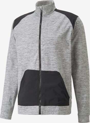 PUMA Training jacket in Grey: front