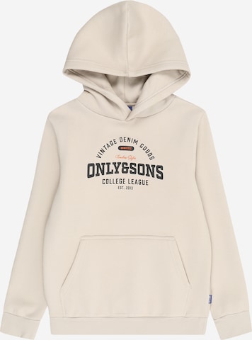 Only & Sons Junior Sweatshirt 'OSJCERES' in Beige: front