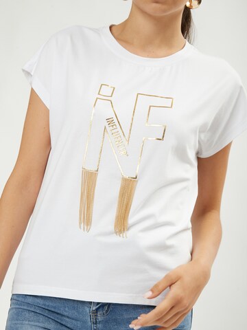 T-shirt Influencer en blanc