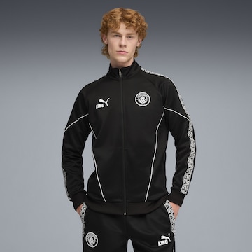 PUMA Sportsweatjacke 'Manchester City KING Anthem' in Schwarz