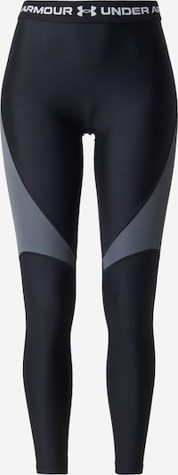 UNDER ARMOUR Urheiluhousut värissä basaltinharmaa / musta / offwhite, Tuotenäkymä