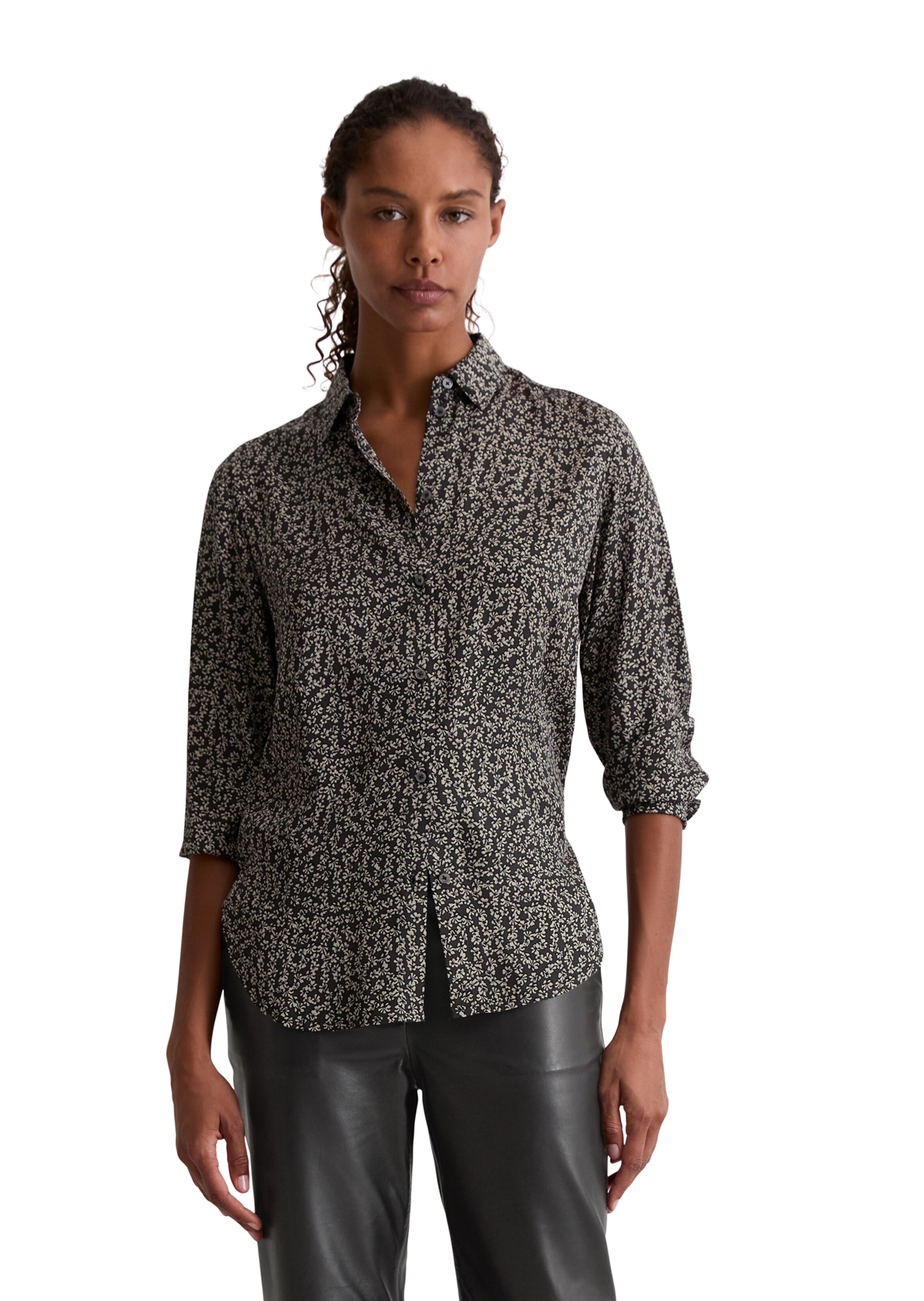 Marc O'Polo Blouse in Grey: front