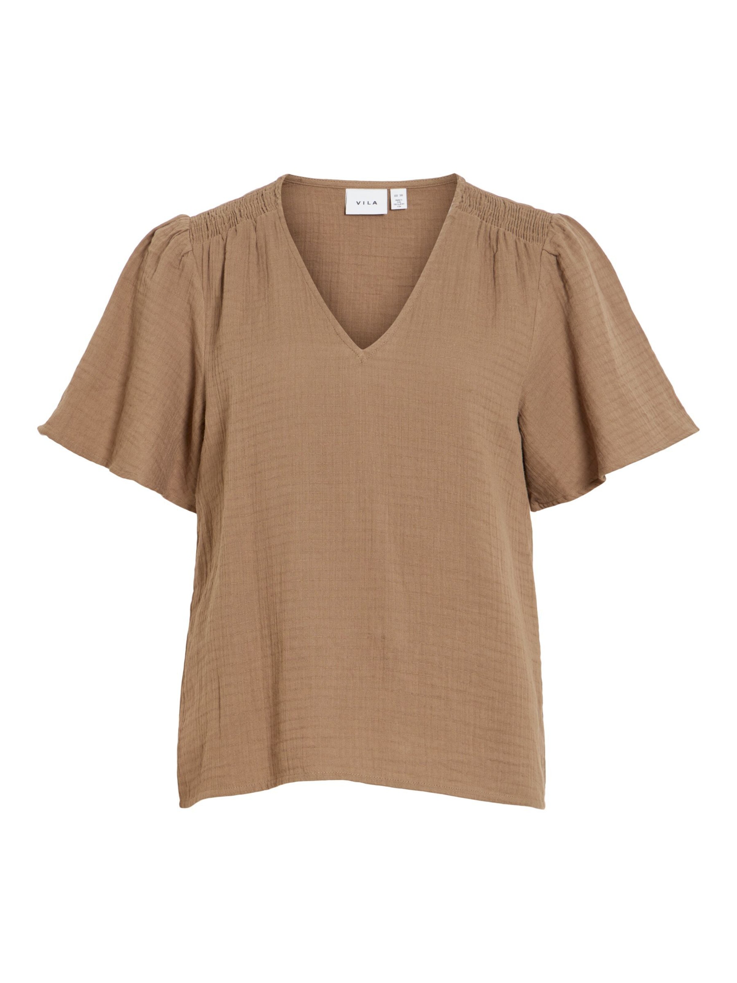 VILA Blouse 'VILania' in Bruin: voorkant