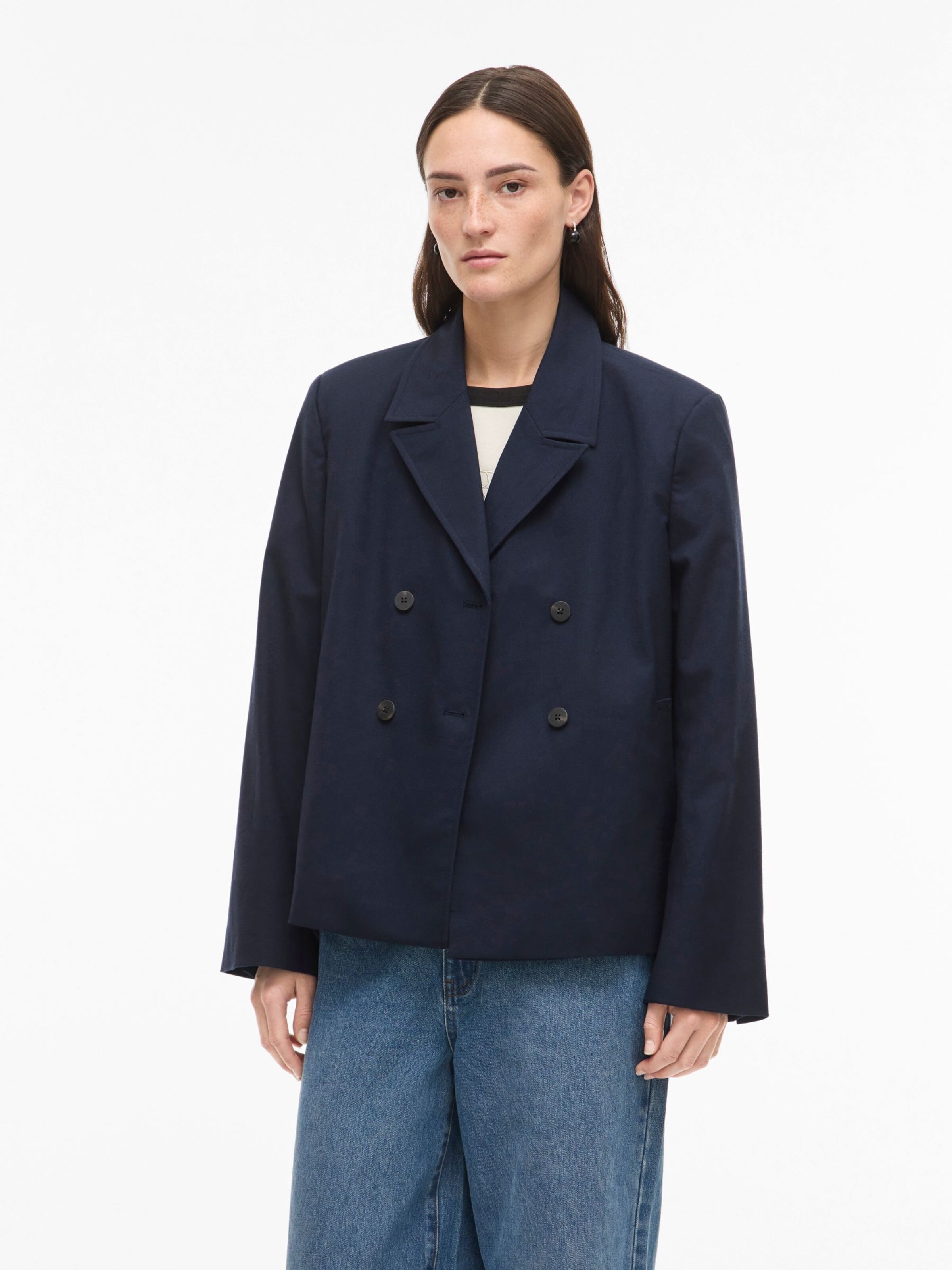 ROUGE EDIT Blazer in Blue: front