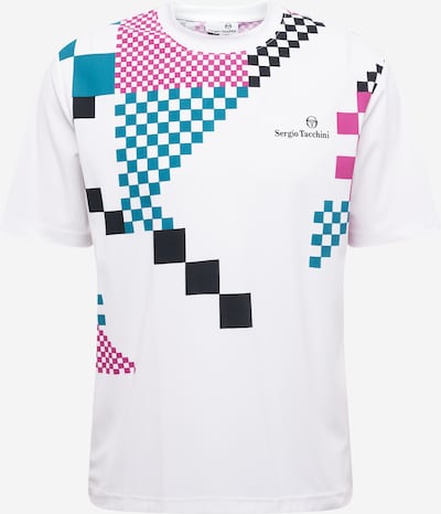 Sergio Tacchini T-Shirt 'VENTO' in mischfarben / weiß, Produktansicht