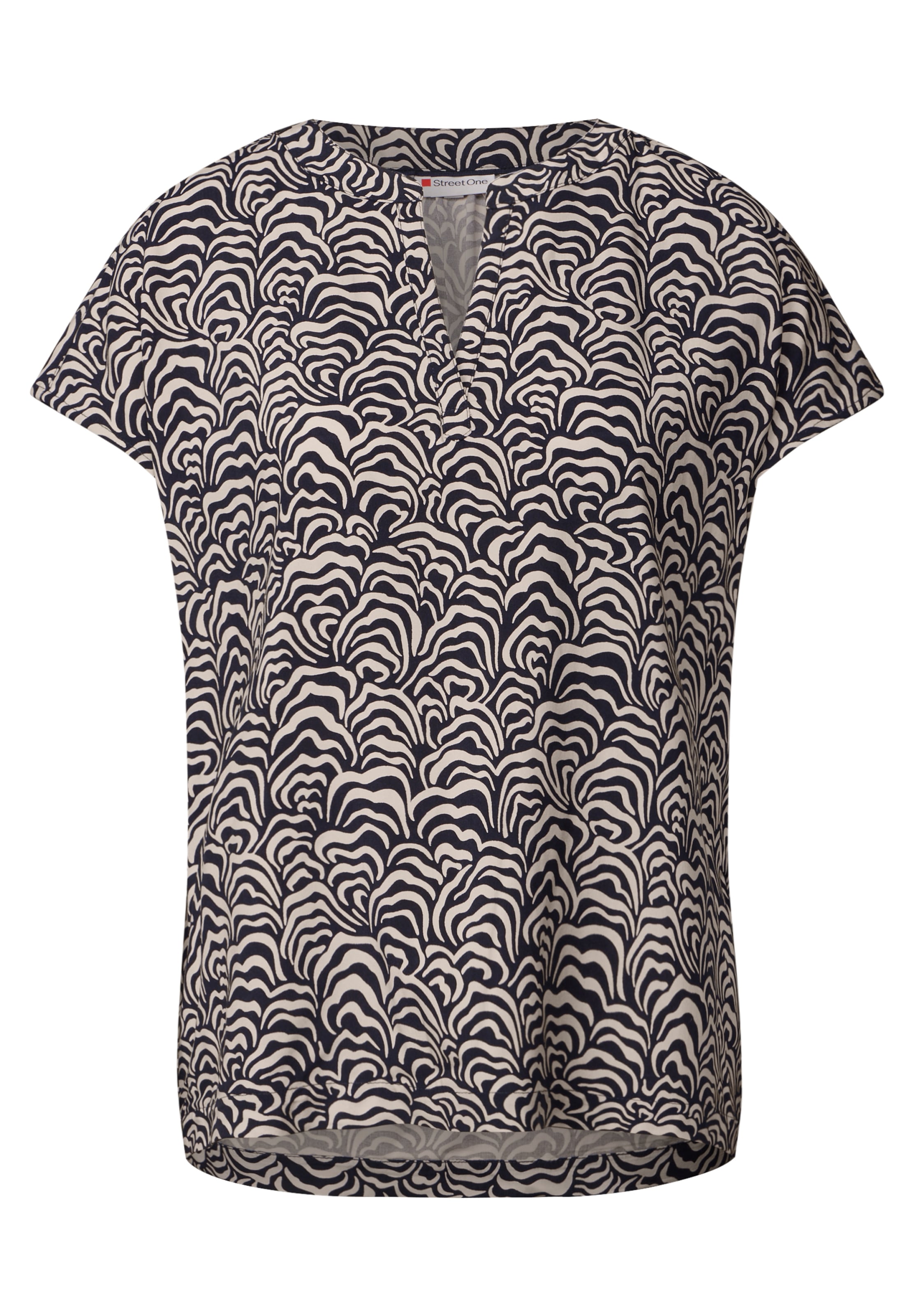 STREET ONE Blouse in Blue: front