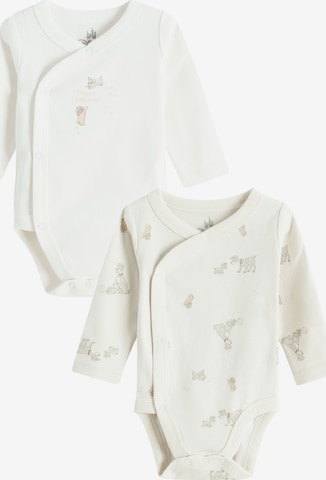 Tutina / body per bambino di Cool Club in bianco: frontale