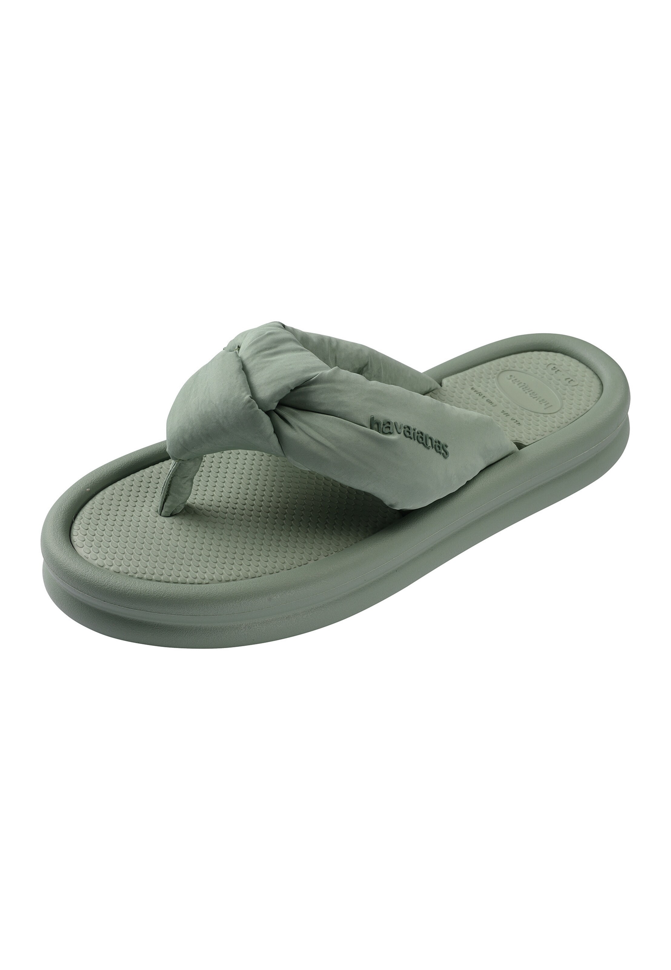 HAVAIANAS Zehentrenner 'Over Puffes Up' in Grün: Vorderseite