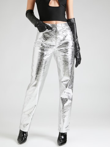 Warehouse - regular Pantalón en plata: frente