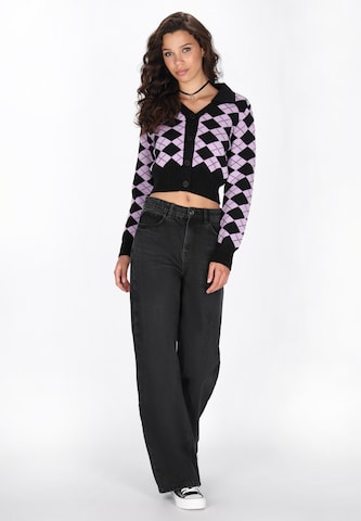 Cardigan myMo ROCKS en violet