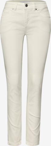 STREET ONE Slimfit Farkut 'Jane' värissä valkoinen: etupuoli