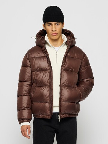 Burocs Winter Jacket 'Glossy' in Brown