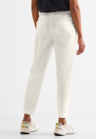 STREET ONE Tapered Pants 'Bonny' in White