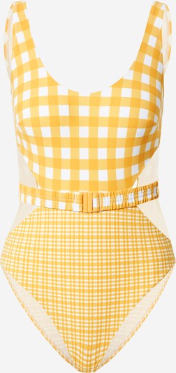 PASSIONATA Swimsuit in yellow gold / White, Item view