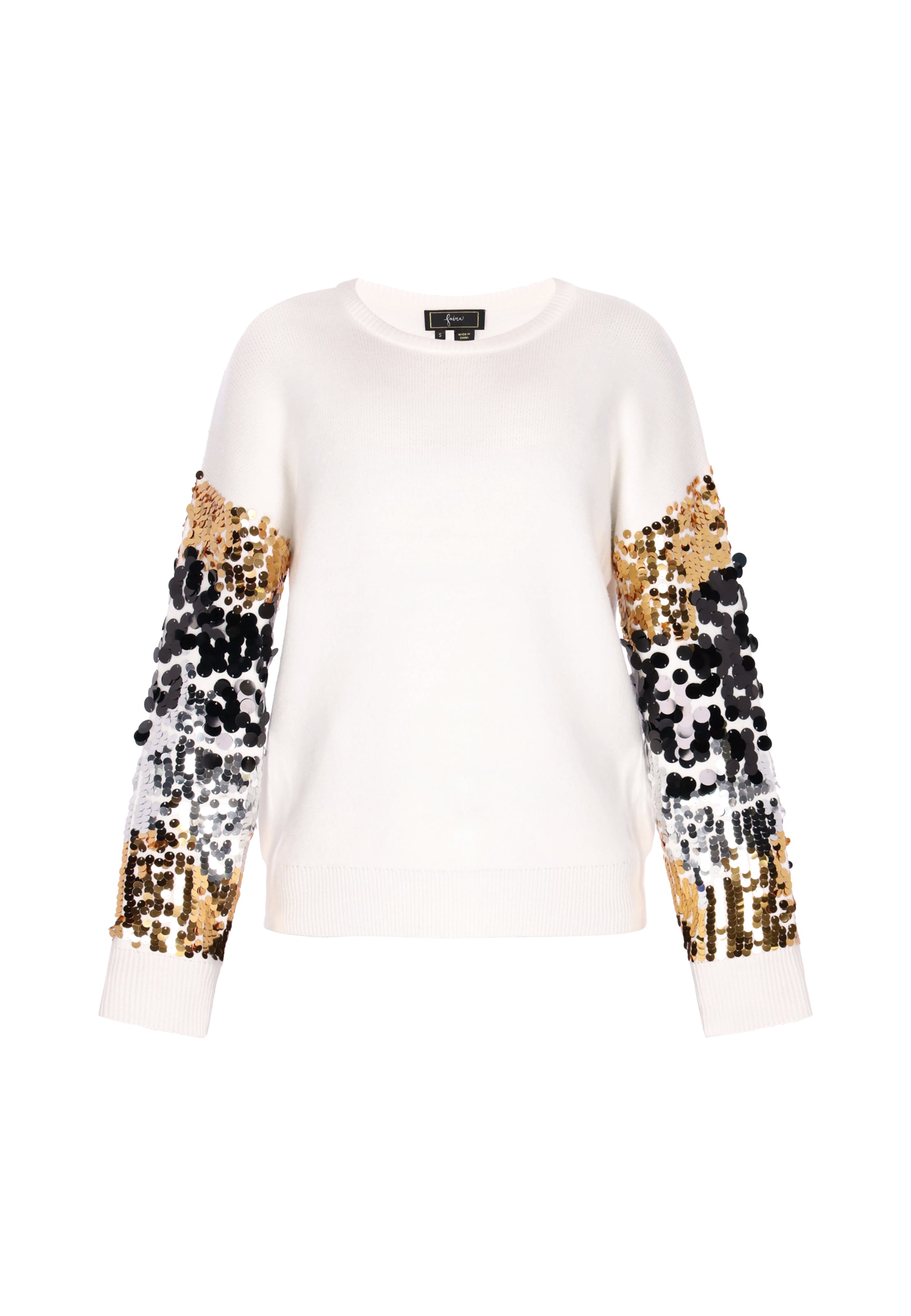 faina Pullover in Beige: Vorderseite