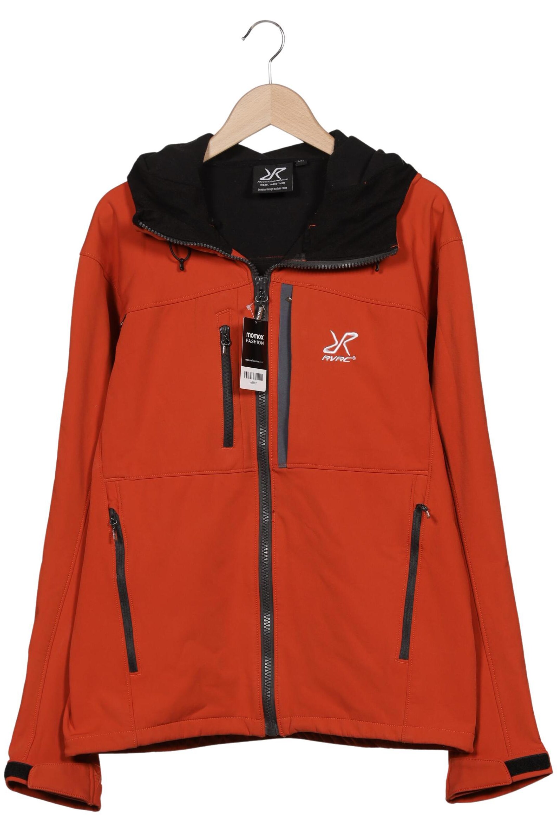 Revolution Race Jacket & Coat in L-XL in Orange: front