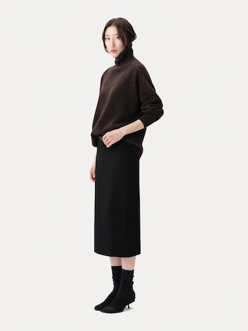 GOBI Cashmere Kjol 'Cashmere Tailored Skirt' i svart