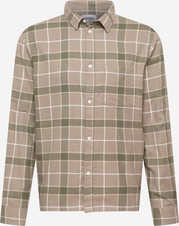 Regular fit Camicia 'Wise' di WEEKDAY in beige: frontale