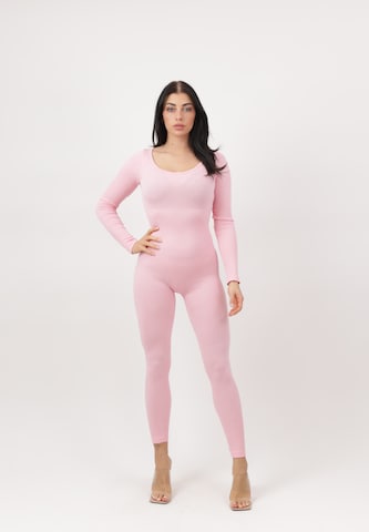 Elara Jumpsuit i pink: forside