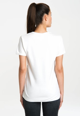 LOGOSHIRT Shirt 'Spider-Man Birth' in White