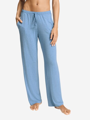 Pantalon de pyjama ' Natural Elegance ' Hanro en bleu : devant