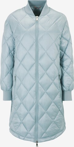 No. 1 Como Between-Seasons Coat in Blue: front