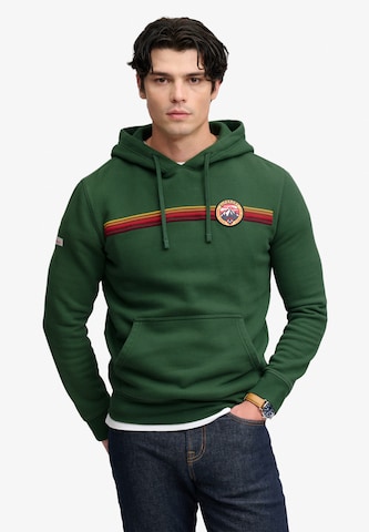 Superdry & Co Sweatshirt in Groen: voorkant
