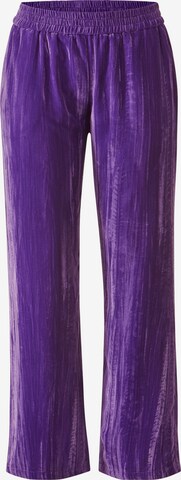 Angel of Style Regular Pants in Purple: front