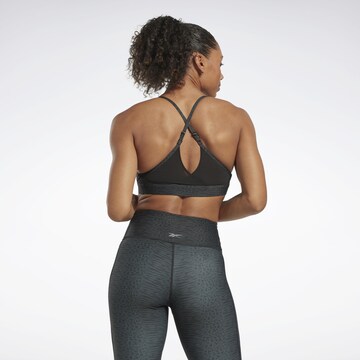 Reebok Bustier Športni nederček 'Safari' | črna barva