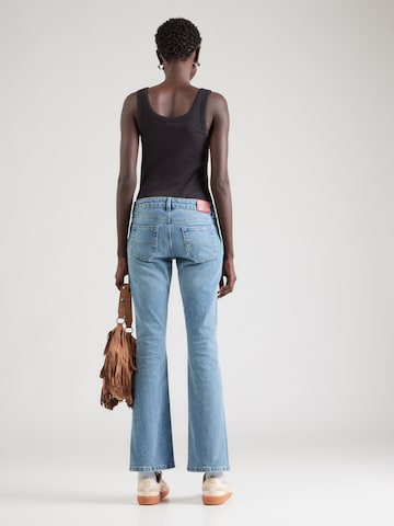 Pepe Jeans Bootcut Džínsy 'PICCADILLY' - Modrá: zadná strana
