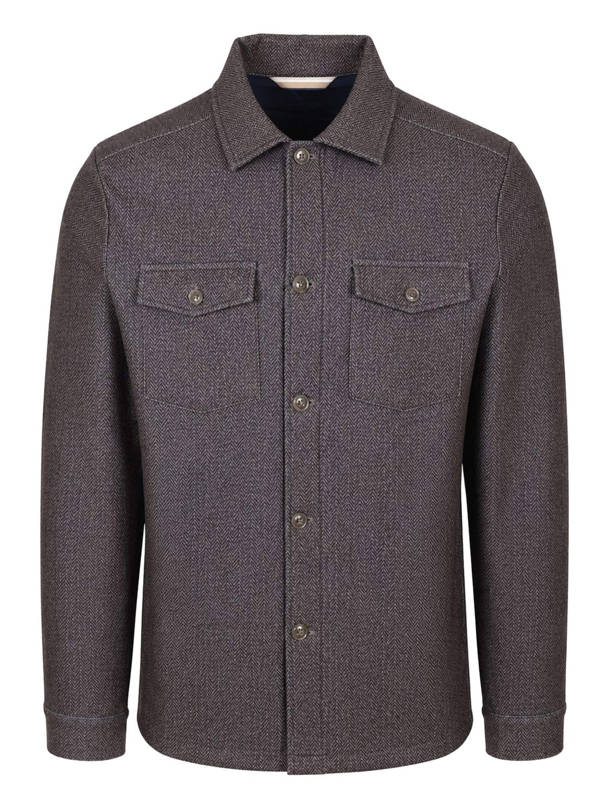R2 Amsterdam Strickjacke‌‌‌‌‌‌ in Braun: Vorderseite