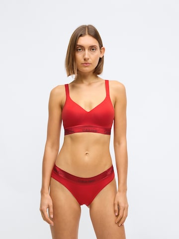 sarkans Calvin Klein Underwear Bezvīļu Krūšturis: no priekšpuses