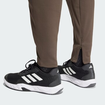 ADIDAS PERFORMANCE Tapered Sporthose 'Designed for Training' in Grün