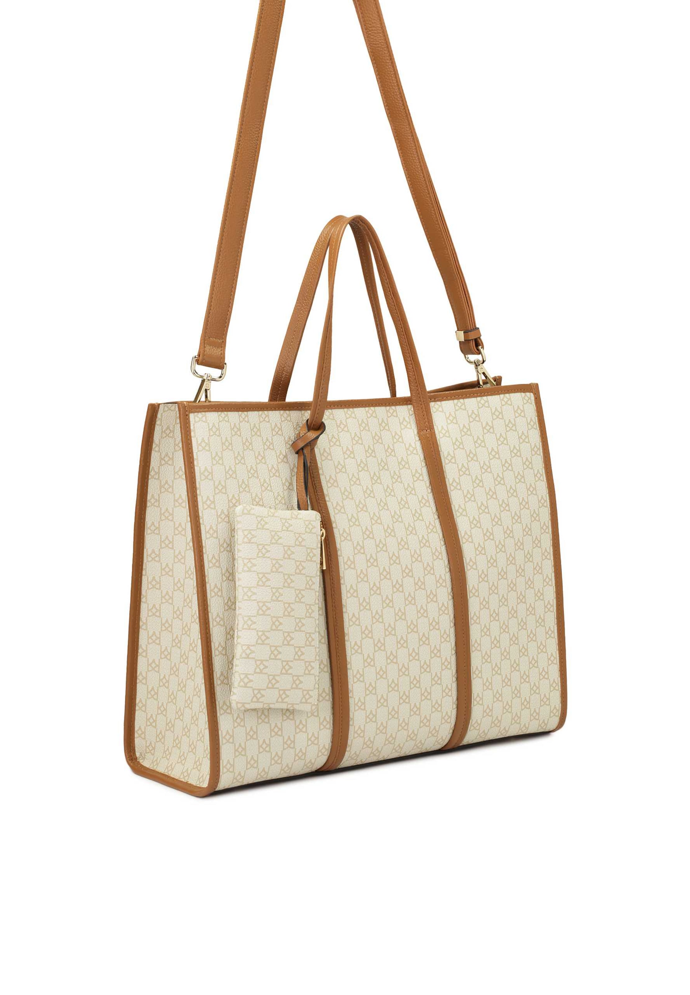 Kazar Μεγάλη τσάντα σε μπεζ