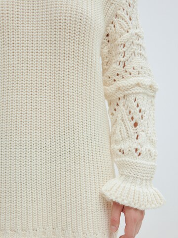 EDITED Knit dress 'Gabriele' in White