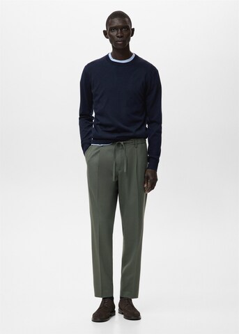 MANGO MAN Regular Hose 'Stone' in Grün