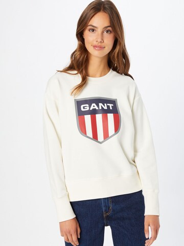 GANT Sweatshirt in White: front