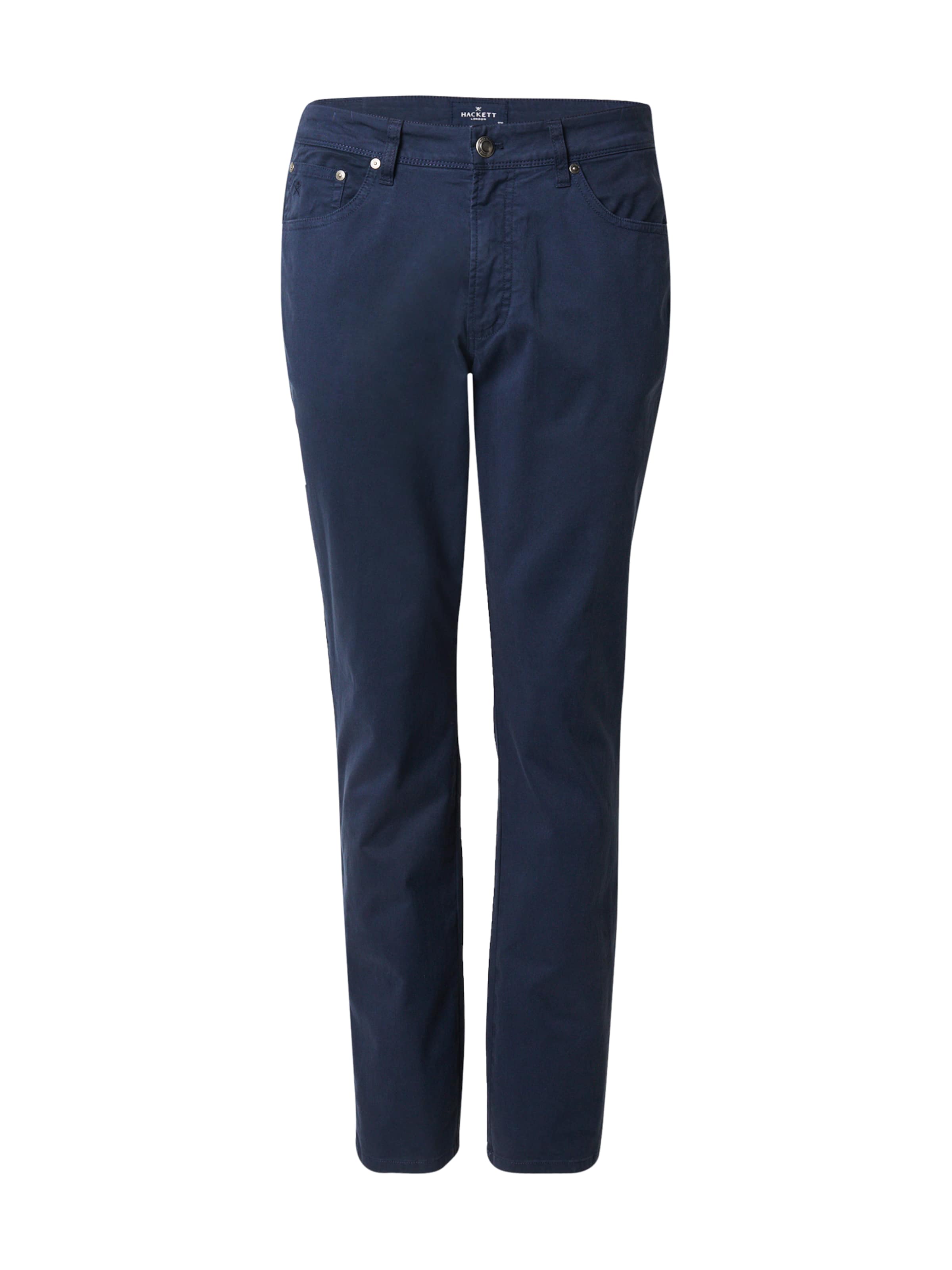 Hackett London Regular Панталон в синьо: отпред